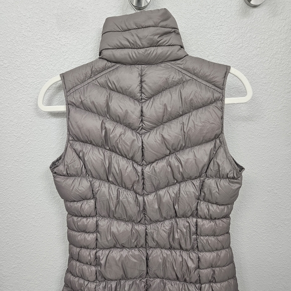 Michael Kors Taupe Puffer Vest - Picture 3 of 7